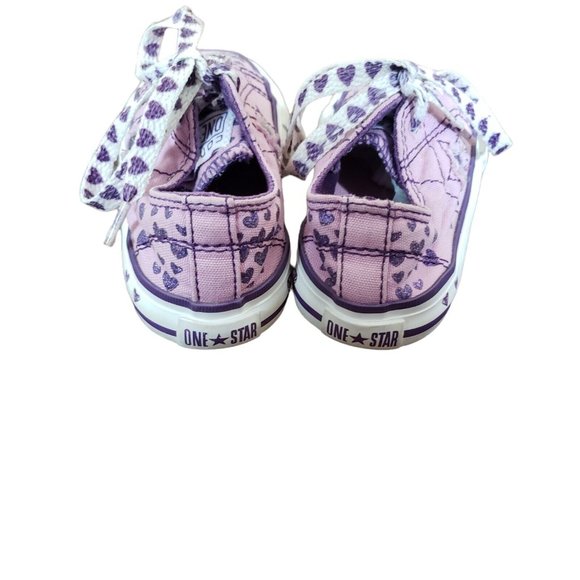 Converse One Star Little Girls Chucks Tennis Shoes Size 5 US Sneakers See Descri - Picture 5 of 10